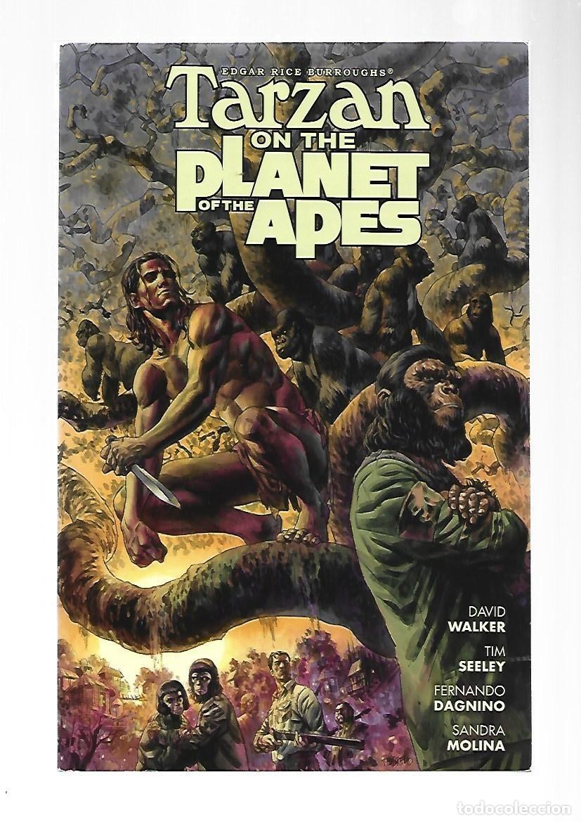 C&oacute;mics: Tarzan on the planet of the apes, 2017, Dakk Horse, muy buen estado. Caja DA