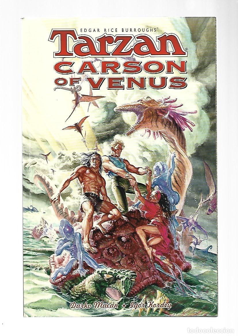 C&oacute;mics: Tarzan / Carson of Venus, 1999, Dark Horse, muy buen estado. Caja DA
