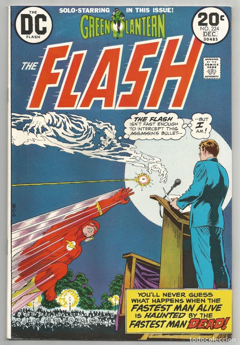 C&oacute;mics: FLASH (1959 1st Series DC) #221, 224 (VF), lote de dos DC COMICS 1973