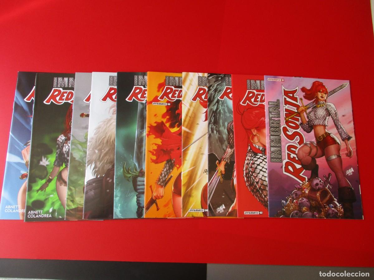 C&oacute;mics: Immortal Red Sonja COMPLETA # 1 - 10 TPB Dynamite Entertainment