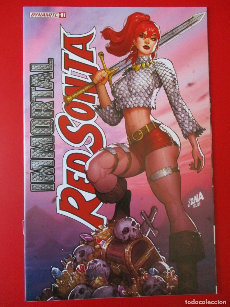C&oacute;mics: Immortal Red Sonja COMPLETA # 1 - 10 TPB Dynamite Entertainment - Foto 2
