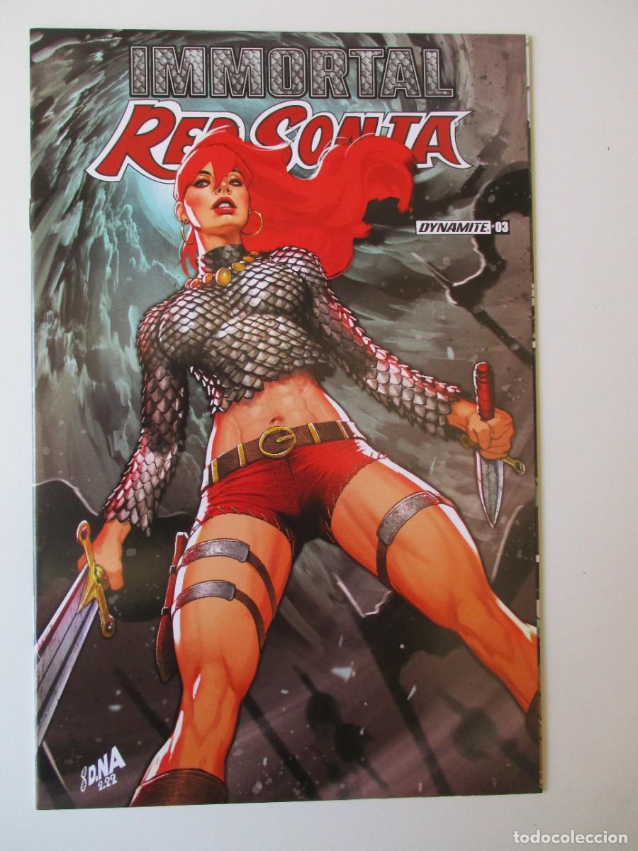 C&oacute;mics: Immortal Red Sonja COMPLETA # 1 - 10 TPB Dynamite Entertainment - Foto 4