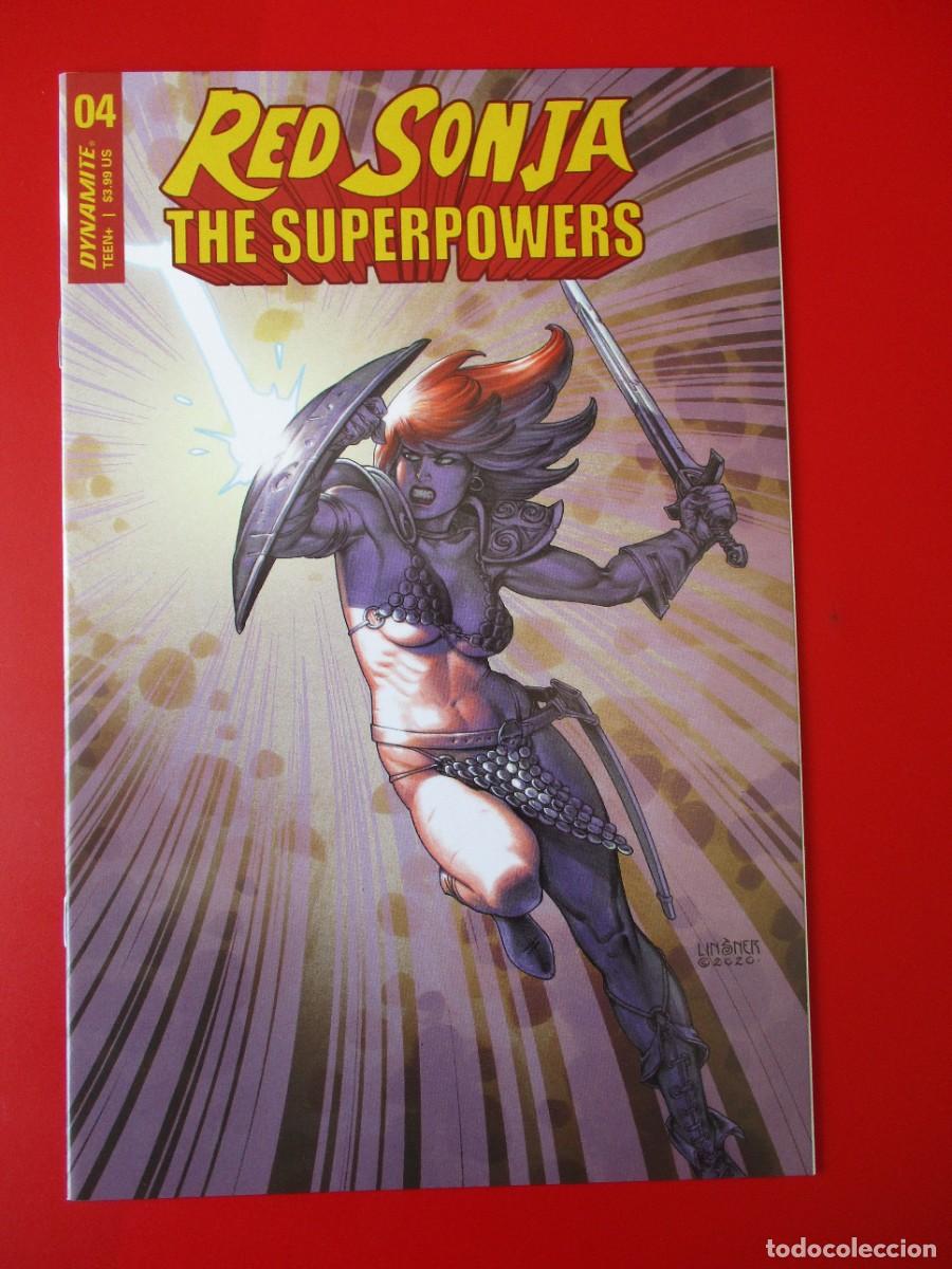 C&oacute;mics: Red Sonja The Superpowers COMPLETA #1 - 5 + 1 Variante ( 3 ) DYNAMITE 2021 - Foto 6