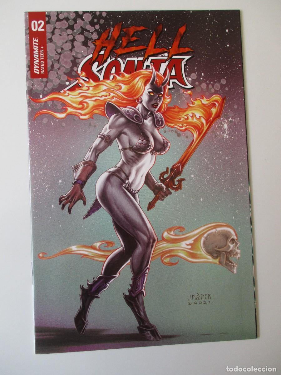 C&oacute;mics: HELL SONJA 1 2 3 4 + 2 Variante ( 1 + 2 ) DYNAMITE 2022 - Foto 5