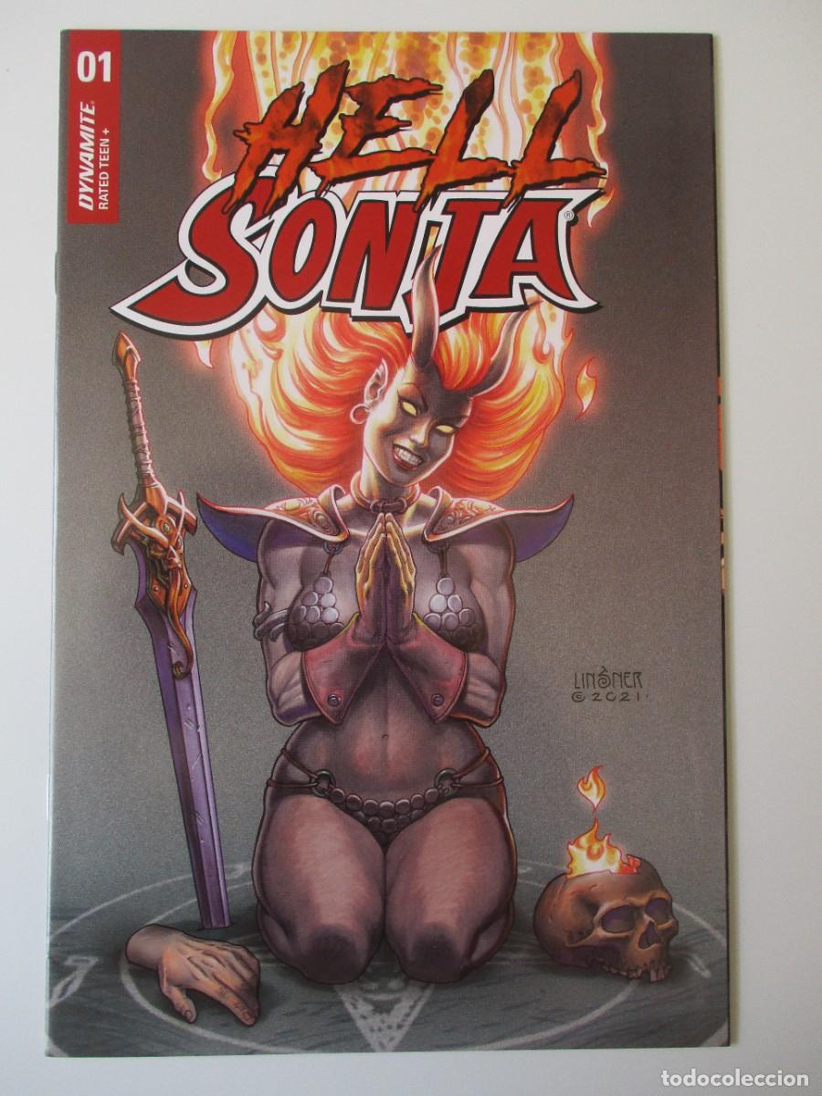C&oacute;mics: HELL SONJA 1 2 3 4 + 2 Variante ( 1 + 2 ) DYNAMITE 2022 - Foto 7