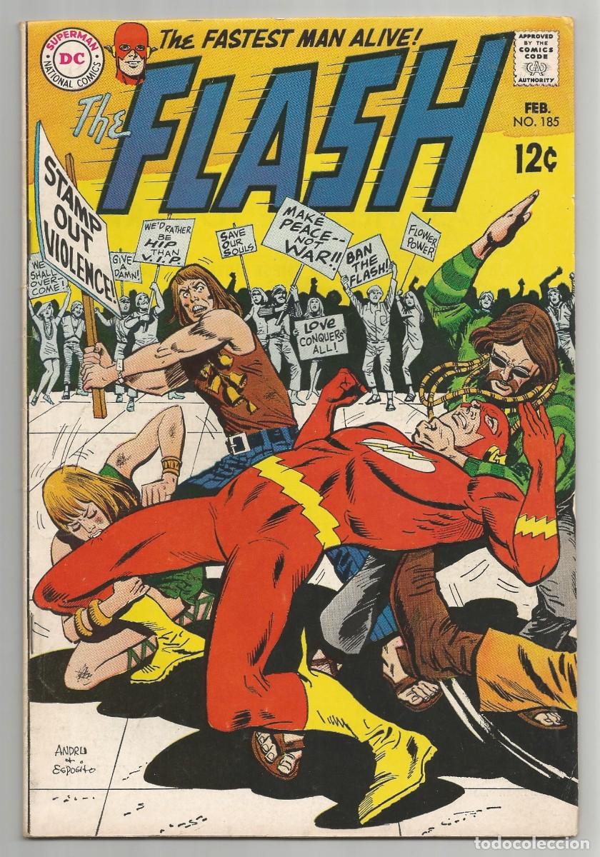 C&oacute;mics: FLASH (1959 1st Series DC) #185,188,189,190,191,192 (FN), lote de 2 DC COMICS 1970