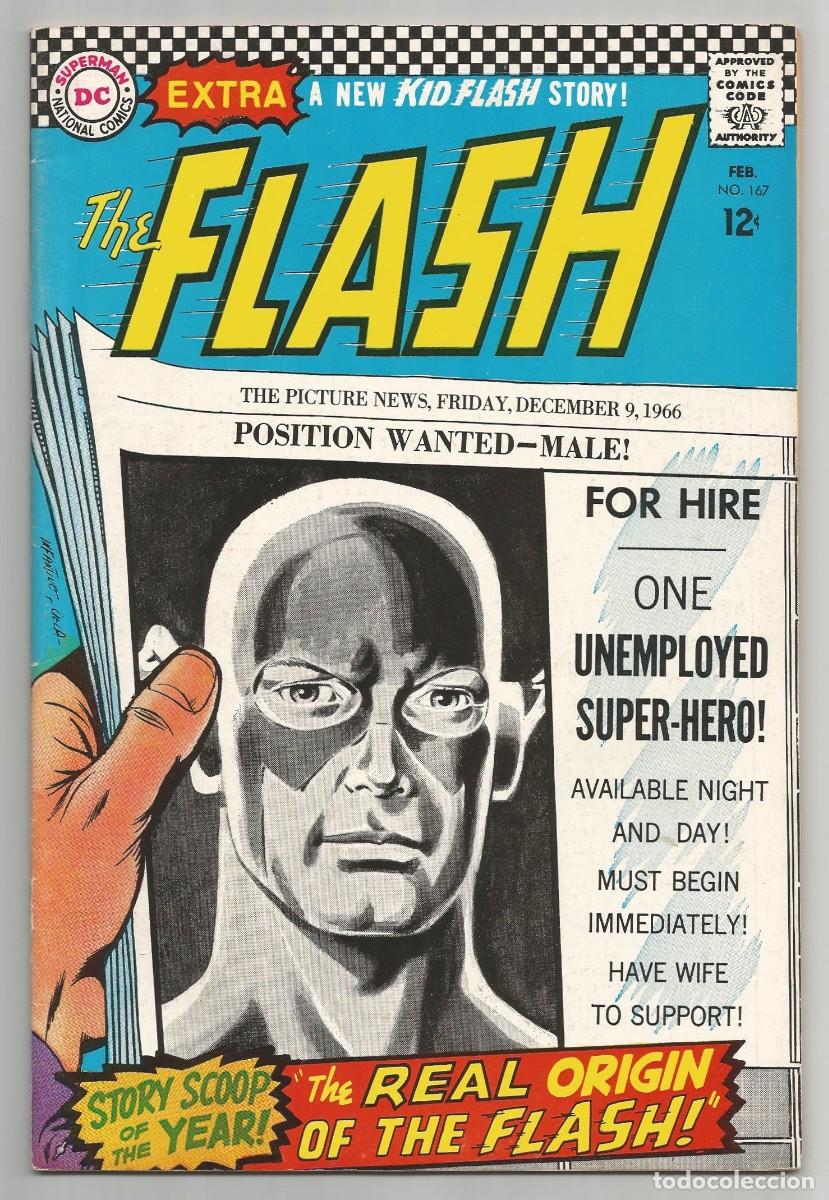 C&oacute;mics: FLASH (1959 1st Series DC) #167,169,170,171,173,174 (VG/FN a FN/VF), lote de 6 DC COMICS 1968