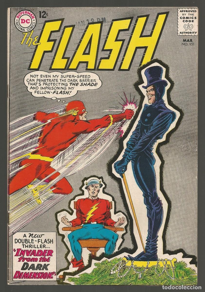 C&oacute;mics: FLASH (1959 1st Series DC) #151, 155, 156, 157 (FN a FN/VF), lote de 4 DC COMICS 1965