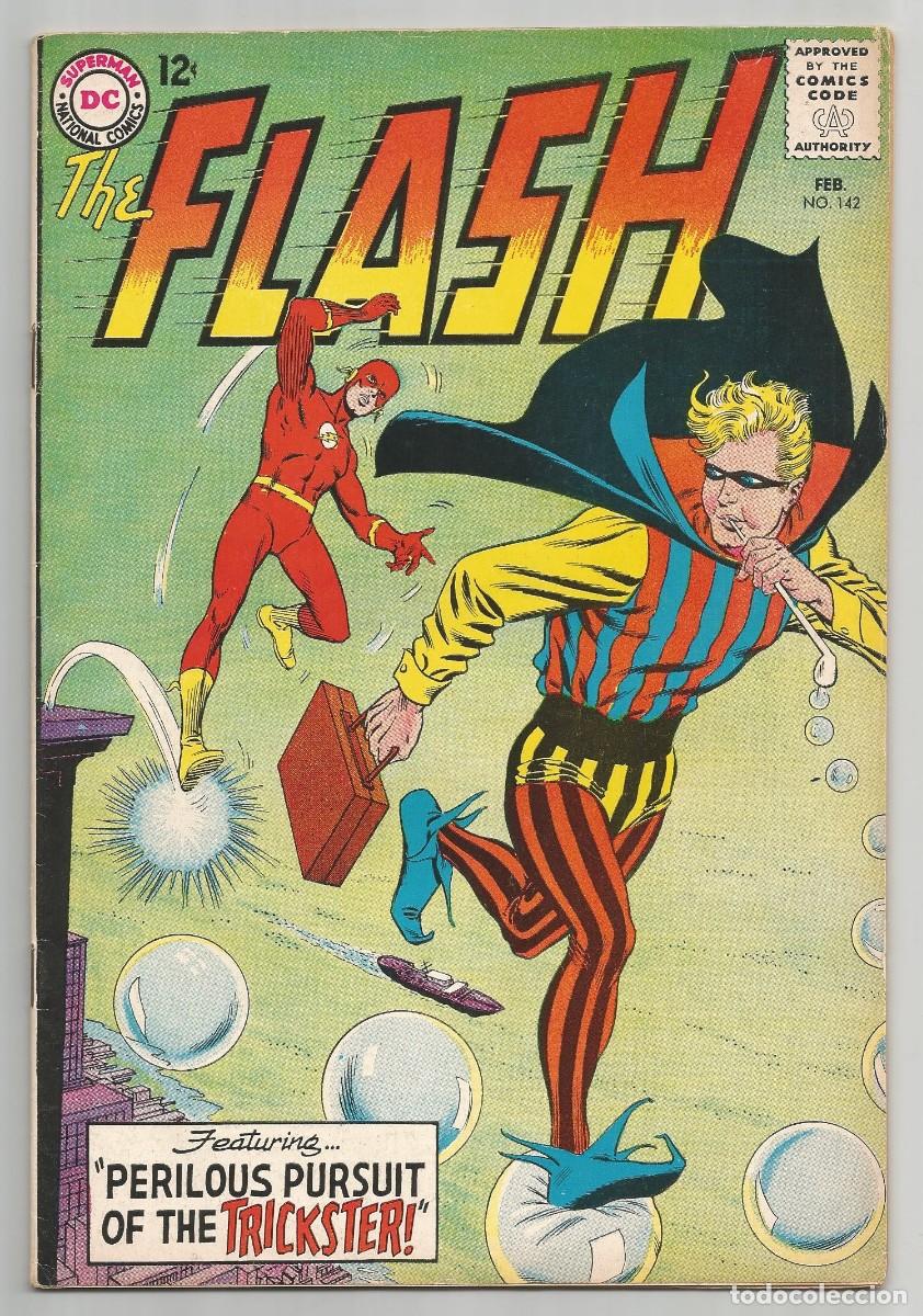 C&oacute;mics: FLASH (1959 1st Series DC) #142, 145, 148, 149 (FN a FN+), lote de 4 DC COMICS 1964
