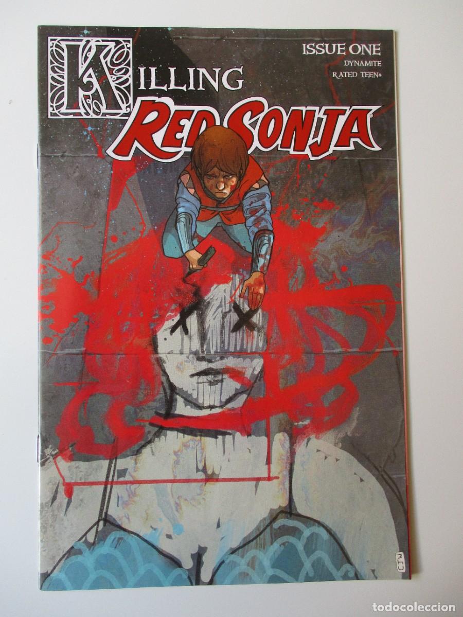C&oacute;mics: Killing Red Sonja #1 Incentivo Christian Ward Carmes&iacute; Punto Color Cubierta Dinamita