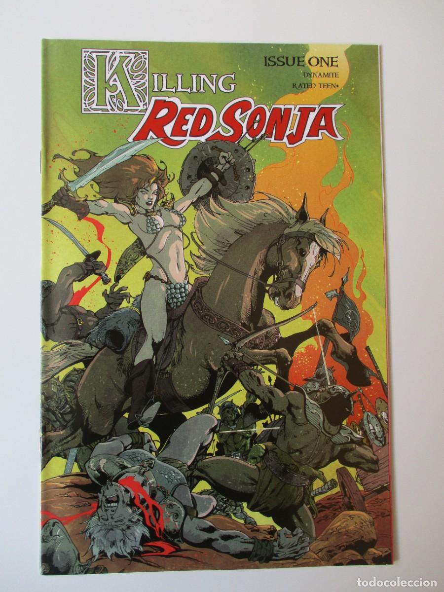 C&oacute;mics: Killing Red Sonja #1 - Dynamite - 2020 - Bonus FOC Cover