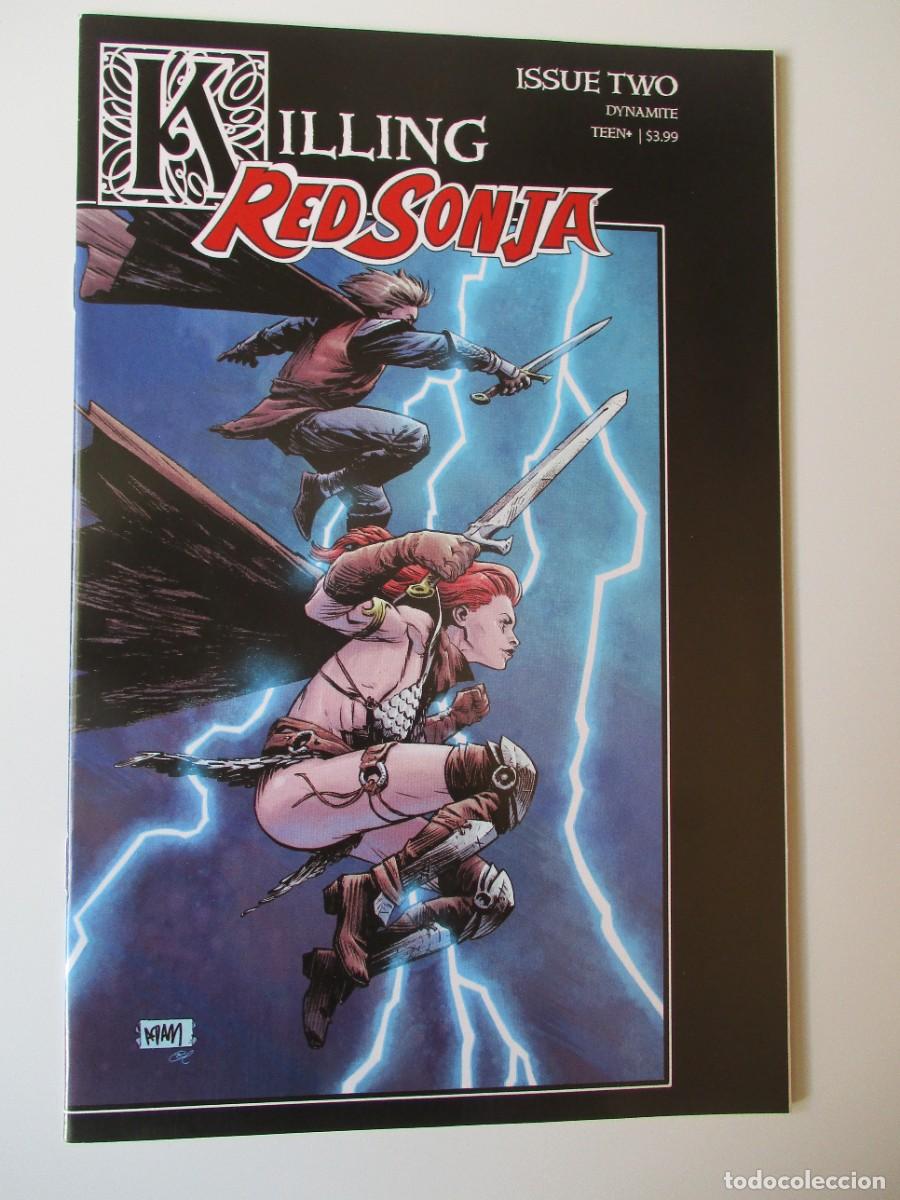 C&oacute;mics: Killing Red Sonja #2B variante homenaje Gorham en estado bueno