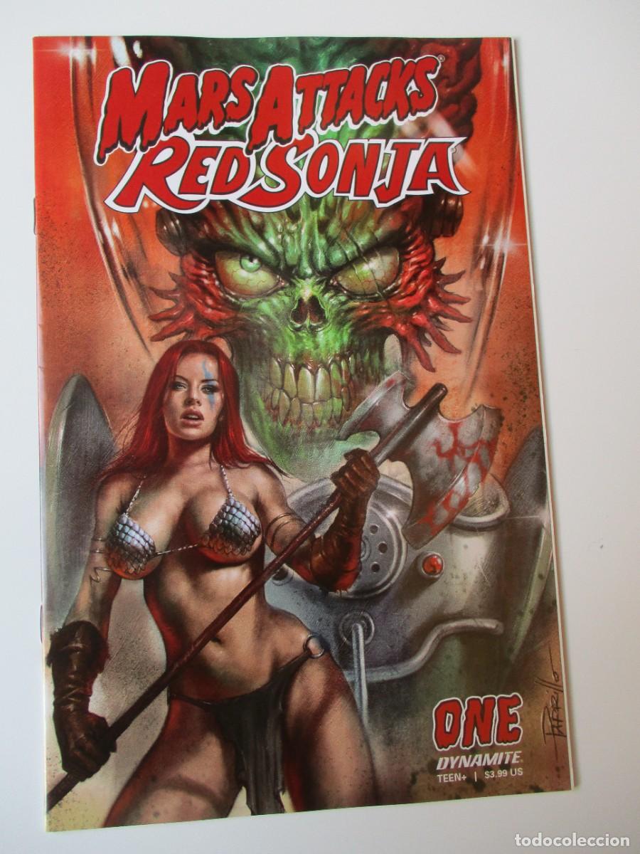 C&oacute;mics: MARS ATTACKS SONJA ROJA #1 (VARIANTE LUCIO PARRILLO) ~ Dynamite Entertainment - Foto 1