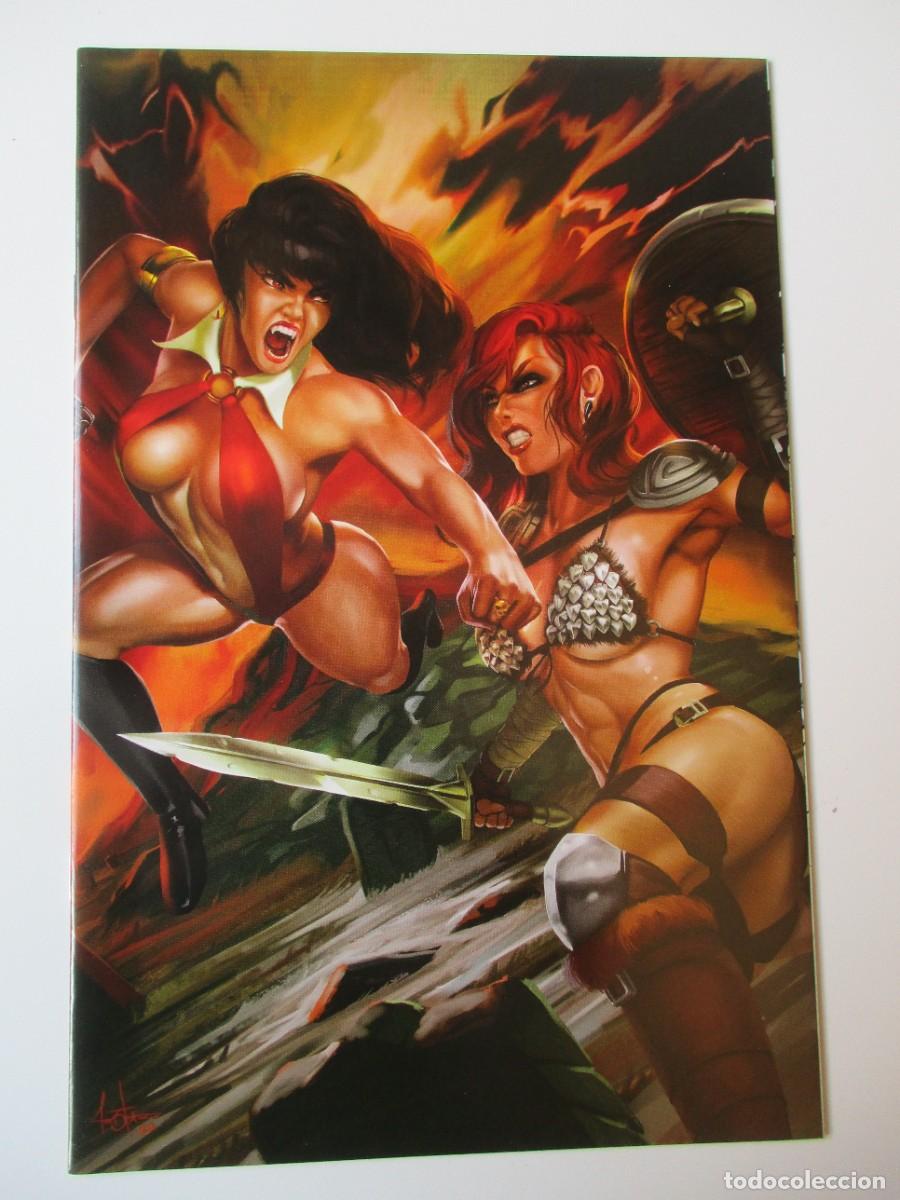 C&oacute;mics: VAMPIRELLA VS SONJA ROJA #1 TRISTARR VARIANTE VIRGEN DINAMITA NUEVO.