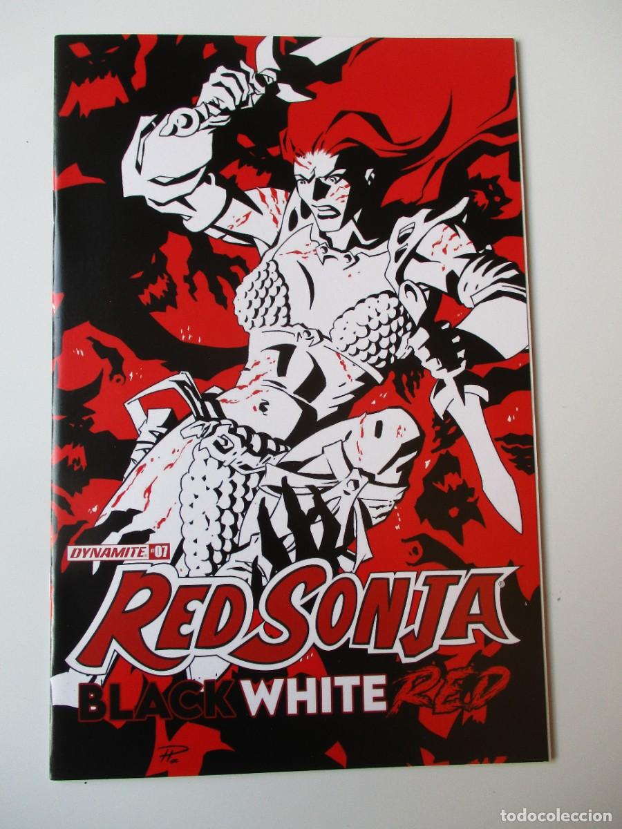 C&oacute;mics: Rojo Sonja Negro Blanco Rojo #7 2022 Dynamite Entertainment Alto Grado W259-205