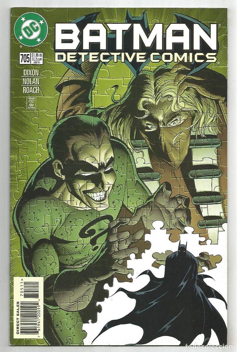 C&oacute;mics: DETECTIVE COMICS #705-716 (VF a NM), lote de 12 BATMAN DC COMICS 1997