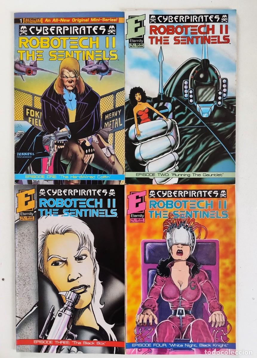 C&oacute;mics: ROBOTECH II: The Sentinels - CyberPirates # 1-4 (Bill Spangler) COMPLETA ~ ETERNITY (1991) MANGA