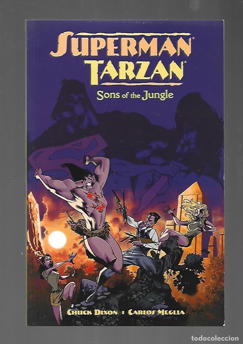 C&oacute;mics: Superman/Tarzan: Sons of the Jungle, 2002, Dark Horse/DC comics, muy buen estado. Caja DA