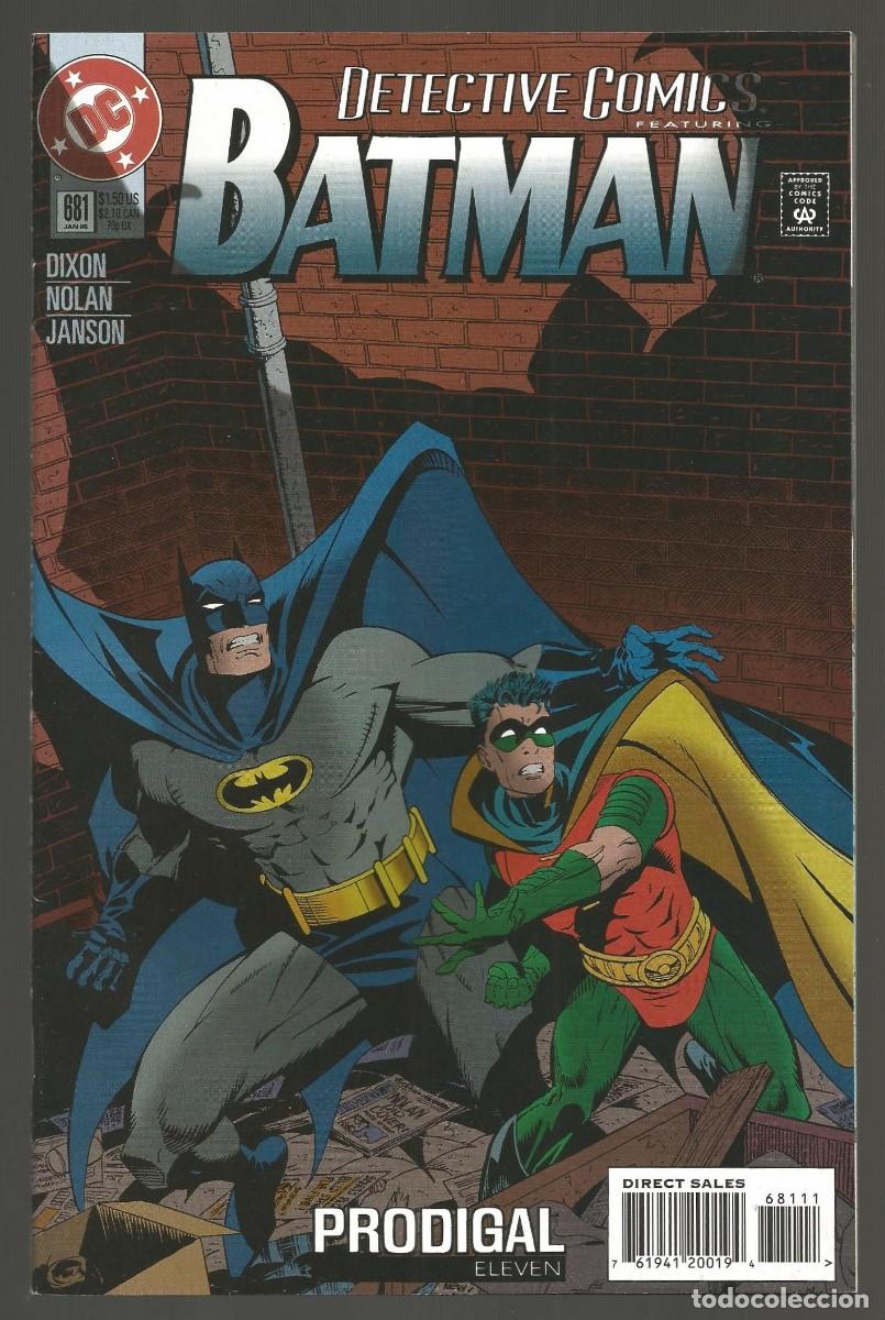 C&oacute;mics: DETECTIVE COMICS #681-692 (VF/NM), lote de 12 BATMAN DC COMICS 1995