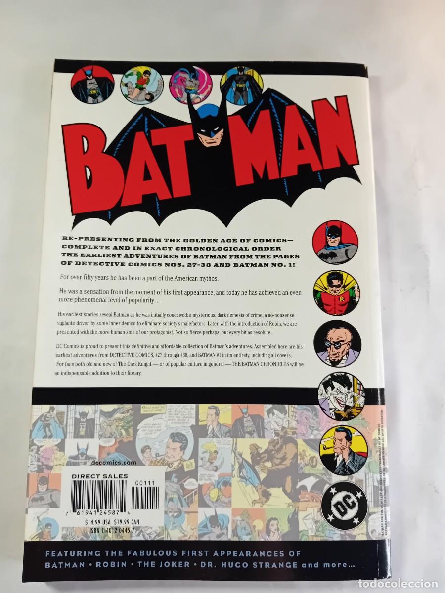 C&oacute;mics: BATMAN CHRONICLES VOLUME ONE, 01, DC COMICS, INGLES. - Foto 3