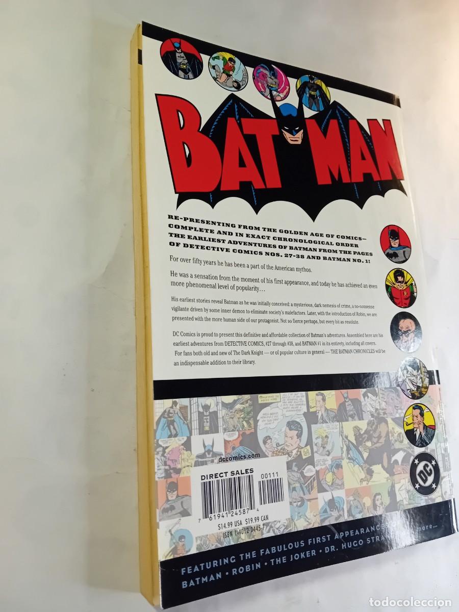C&oacute;mics: BATMAN CHRONICLES VOLUME ONE, 01, DC COMICS, INGLES. - Foto 4