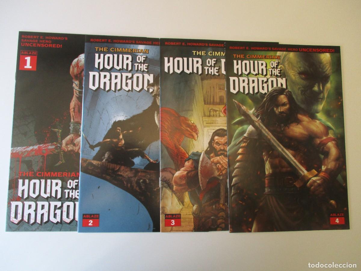 C&oacute;mics: The Cimmerian HOUR of the DRAGON Set 1-4 + 18 VARIANTES `(10 (1) + 2(2)+3(3)+3(4) )Ablaze