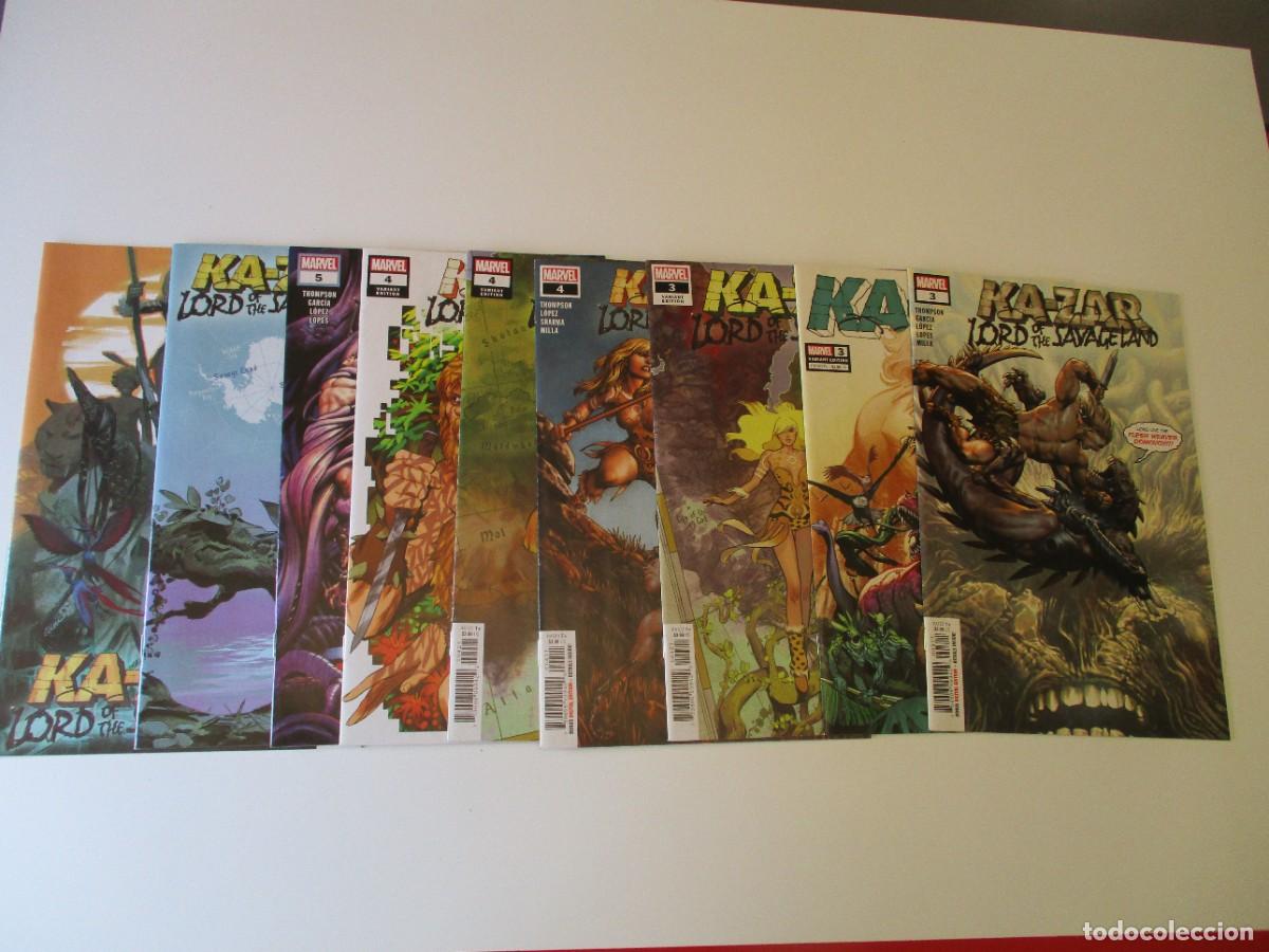 C&oacute;mics: Ka-Zar: Lord of the Savage Land COMPLETA #1-5 + 15 Variantes ( 2(5)+2(4)+2(3)+7(1) )