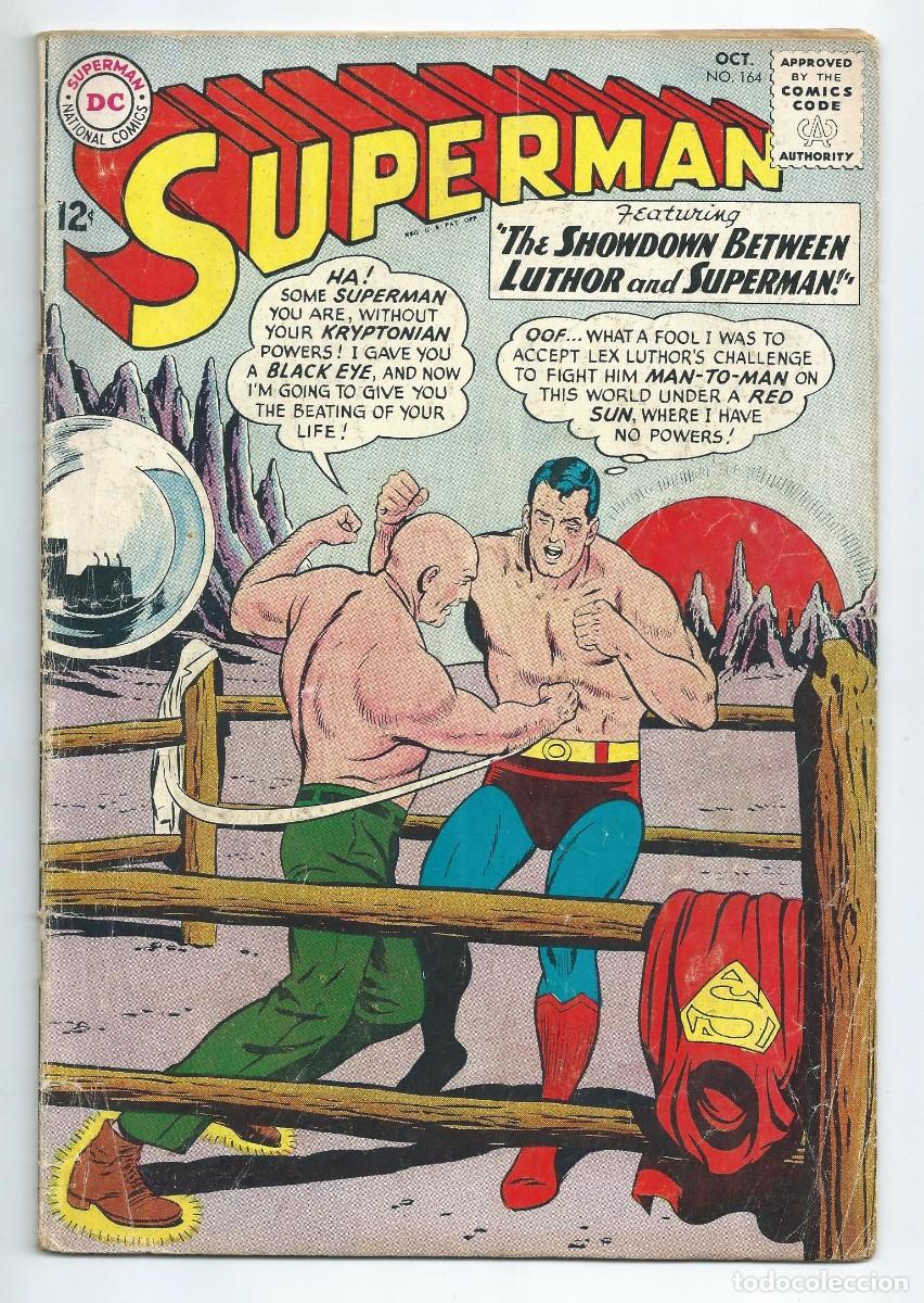 C&oacute;mics: SUPERMAN N&ordm; 164 (OCT 1963). ORIGINAL DC. BUEN ESTADO. LEER DESCRIPCION