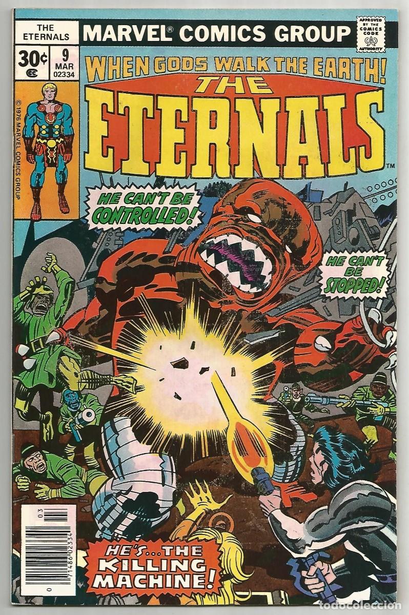 Comics : THE ETERNALS #9 VF, MARVEL COMICS 1977