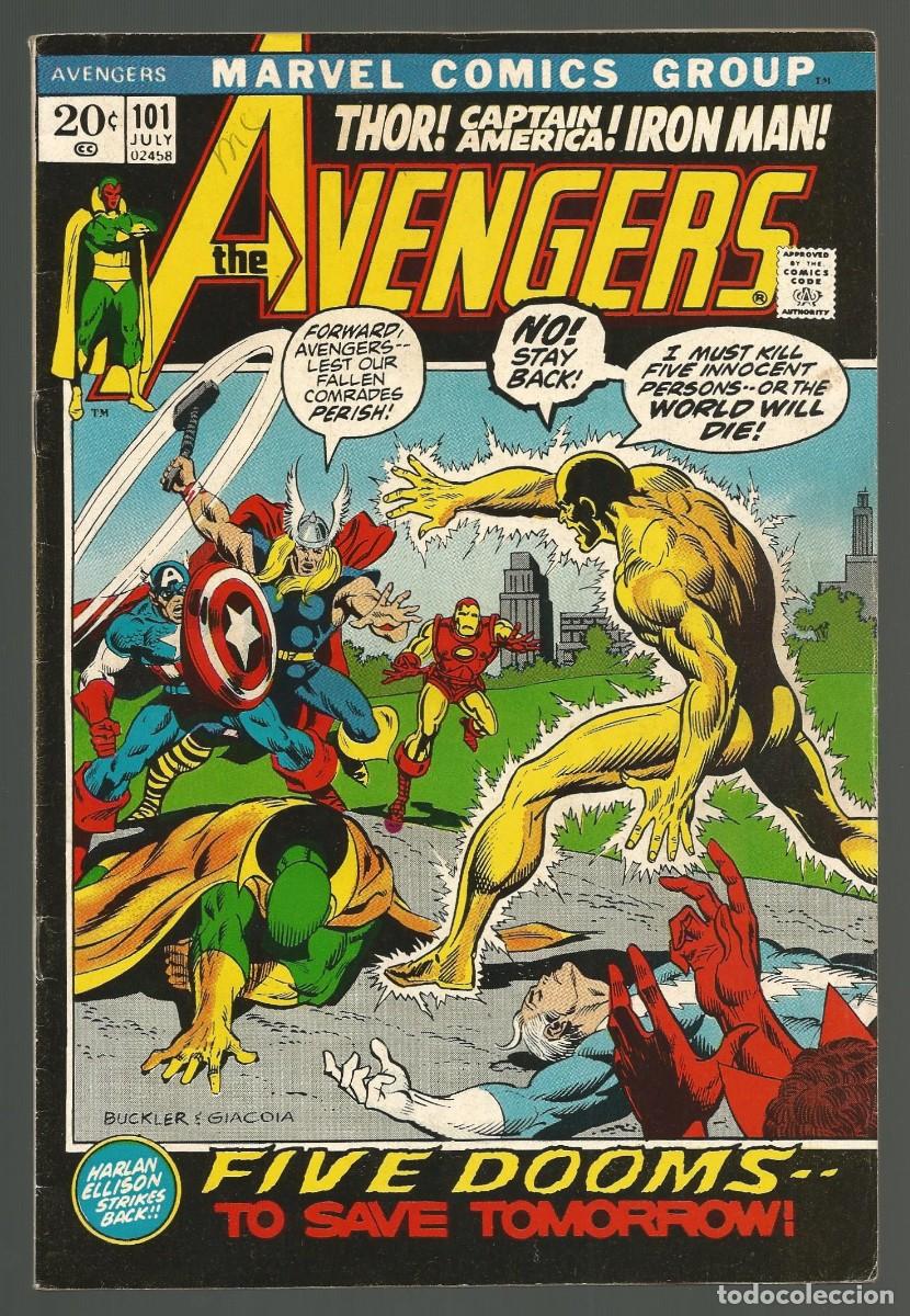 C&oacute;mics: AVENGERS (1963 1st Series) #101 FN+, MARVEL COMICS 1972