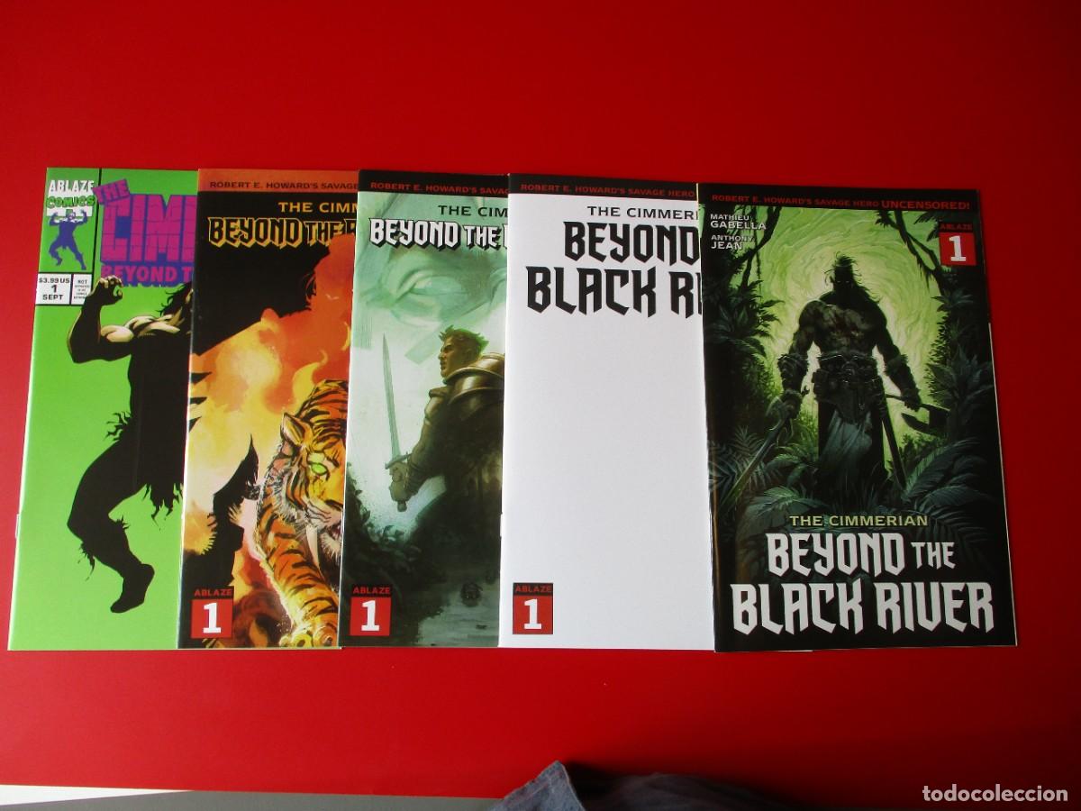 C&oacute;mics: The Cimmerian Beyond the Black River COMPLETA #1-2 + 7 Variantes ( 3 (2) + 4 ( 1 ) )(2021, Ablaze)
