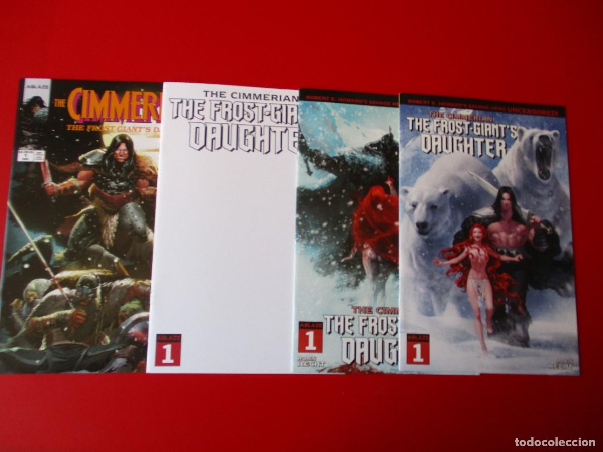 C&oacute;mics: The Cimmerian: the Frost-Giant's Daughter COMPLETA #1-3 + 12 variantes ( 5(3)+4(2)+3(1) ) ABLAZE