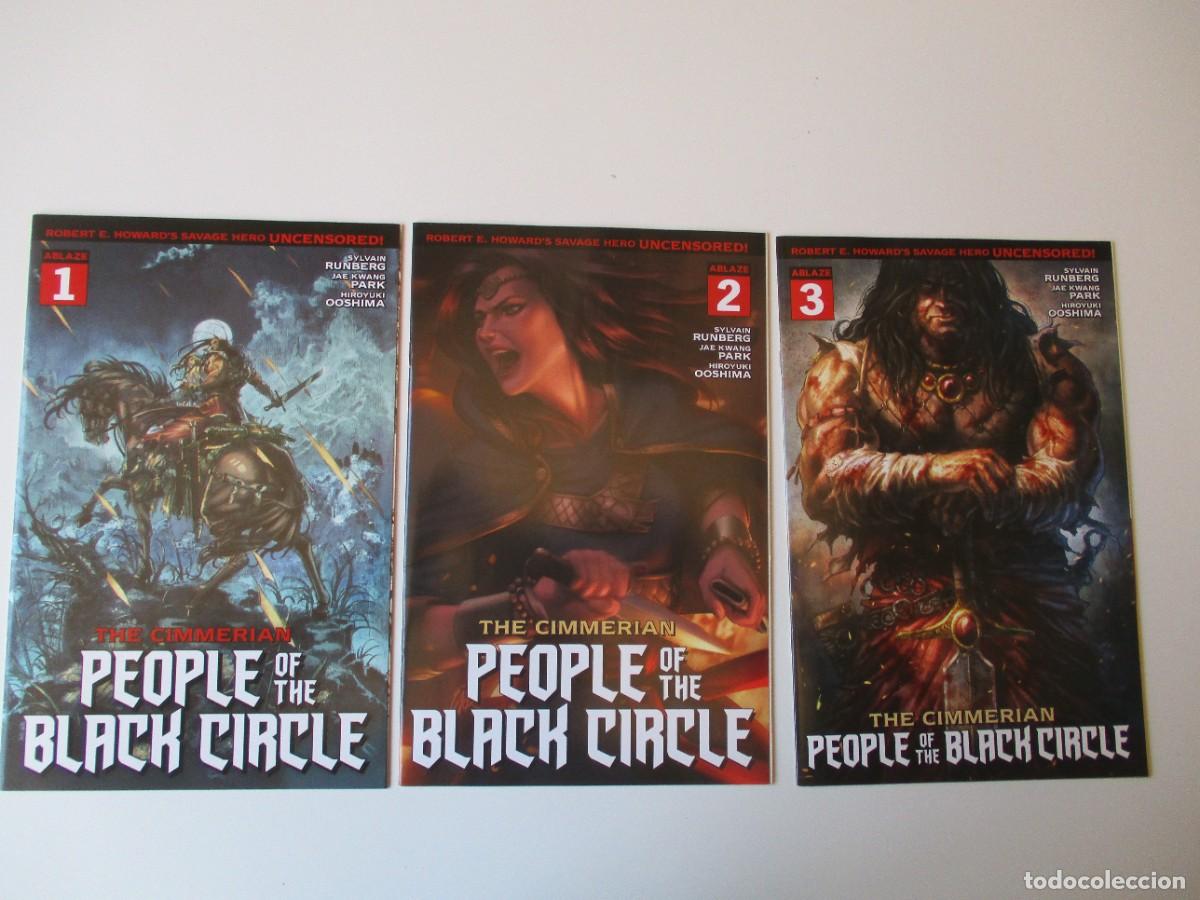 C&oacute;mics: The Cimmerian People of the Black Circle COMPLETA #1-3 + 12 Variantes( 3(3)+3(2)+6(1 ) )(2020)