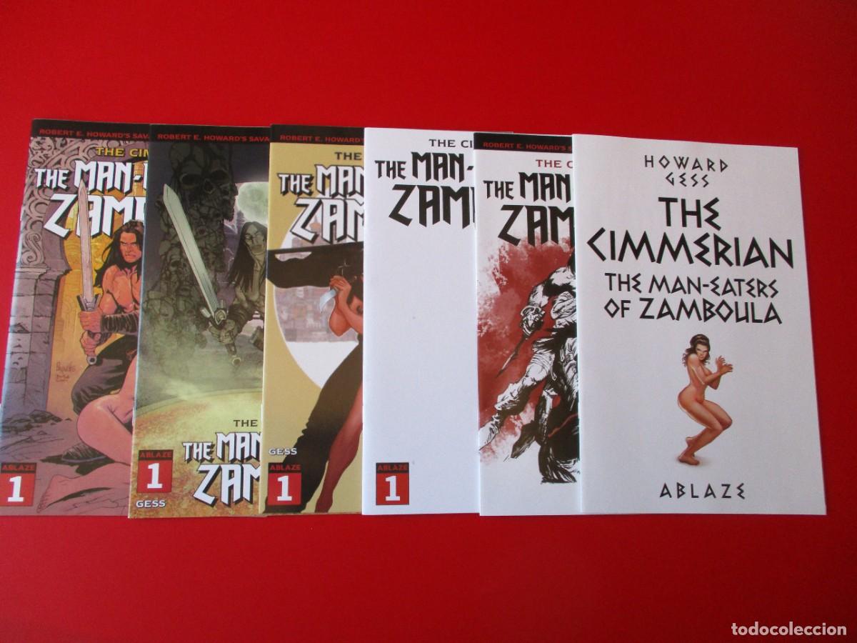 C&oacute;mics: Cimmerian The Man-Eaters of Zamboula ( COMPLETA # 1-2 +9 Variantes( 6(1)+3(2) )Ablaze, 2021)