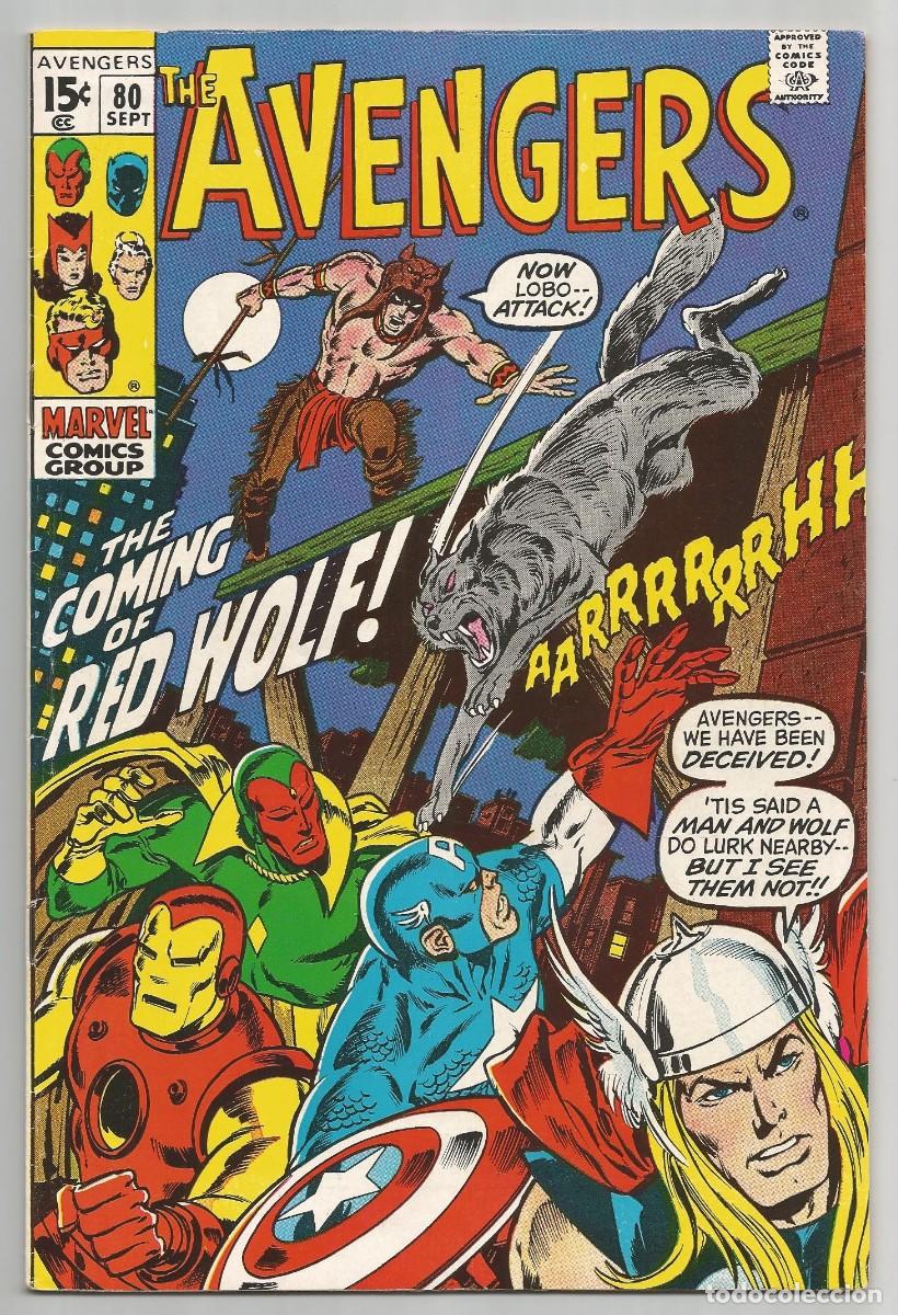 C&oacute;mics: AVENGERS (1963 1st Series) #80 FN/VF, MARVEL COMICS 1970