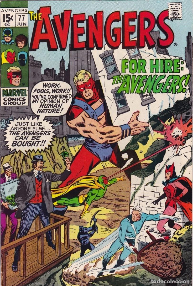 C&oacute;mics: AVENGERS (1963 1st Series) #77 FN/VF, MARVEL COMICS 1970