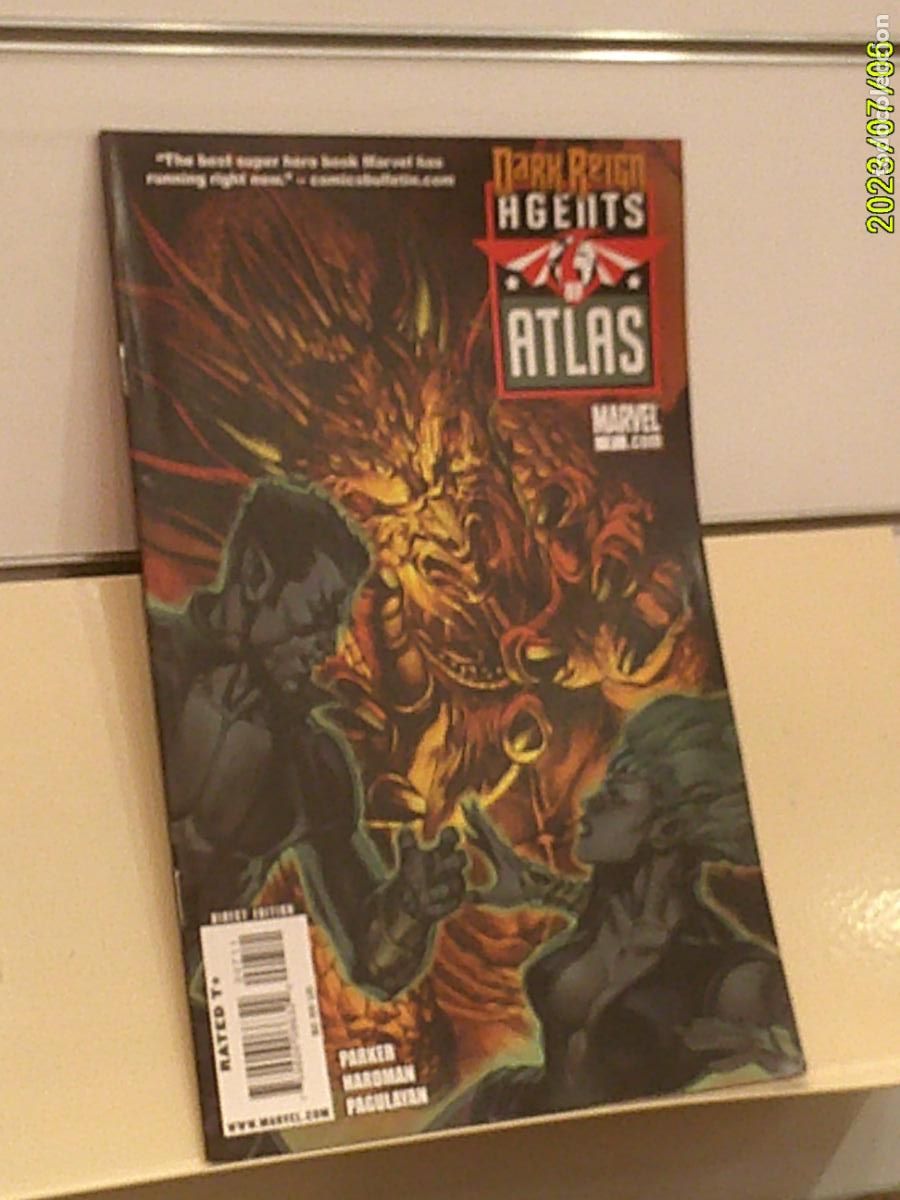 C&oacute;mics: DARK REIGN AGENTS OF ATLAS N&ordm; 7 SEPTEMBER 2009 - MARVEL EN INGLES