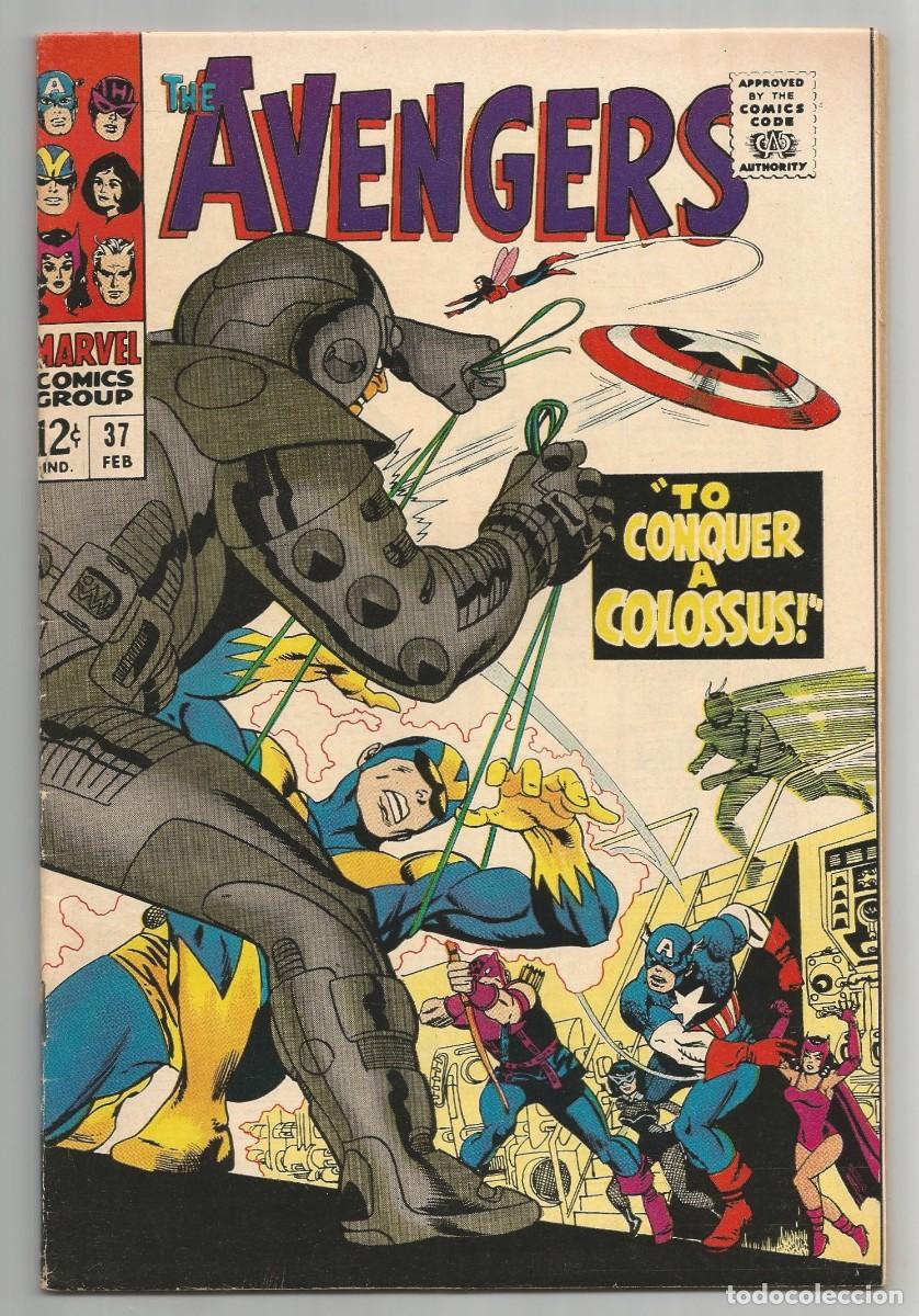 C&oacute;mics: AVENGERS (1963 1st Series) #37 FN/VF, MARVEL COMICS 1967