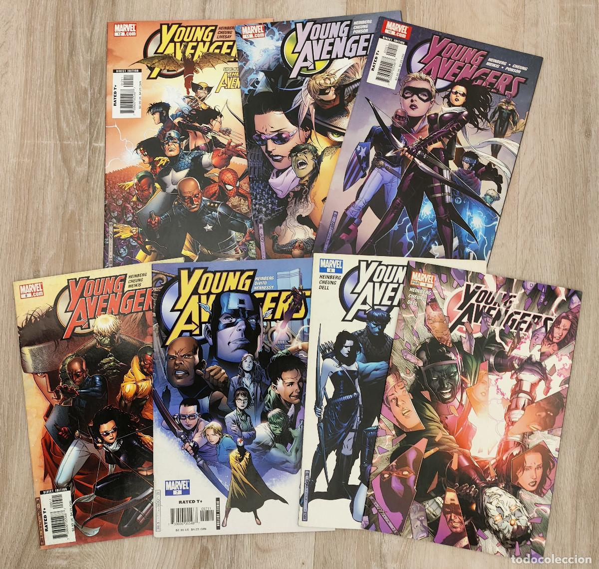 C&oacute;mics: Young Avengers LOTE 7 n&uacute;meros &ndash; Marvel USA