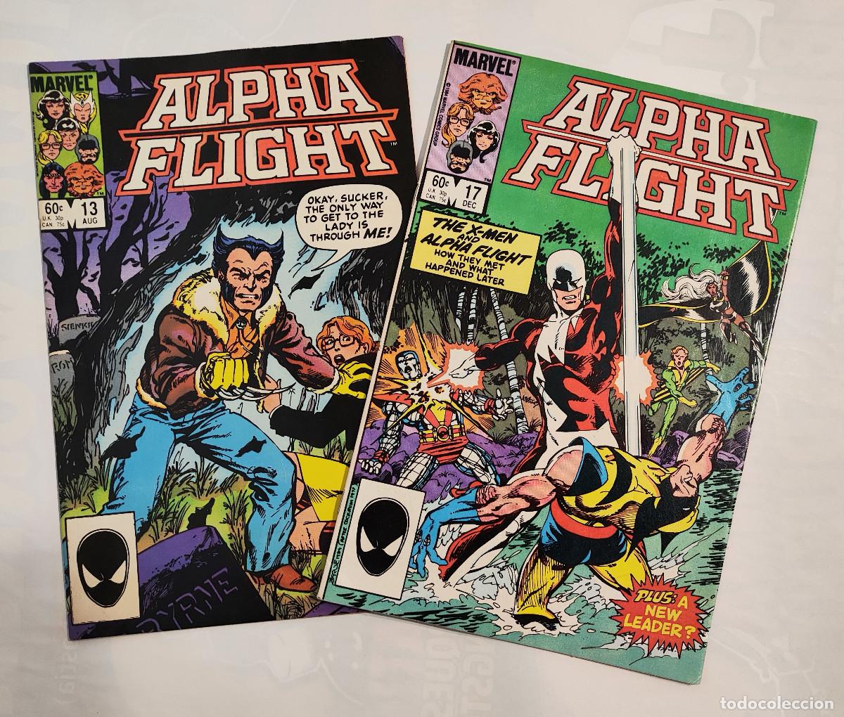 C&oacute;mics: Alpha Flight 13 & 17 &ndash; Marvel Comics USA 1984 - Foto 1