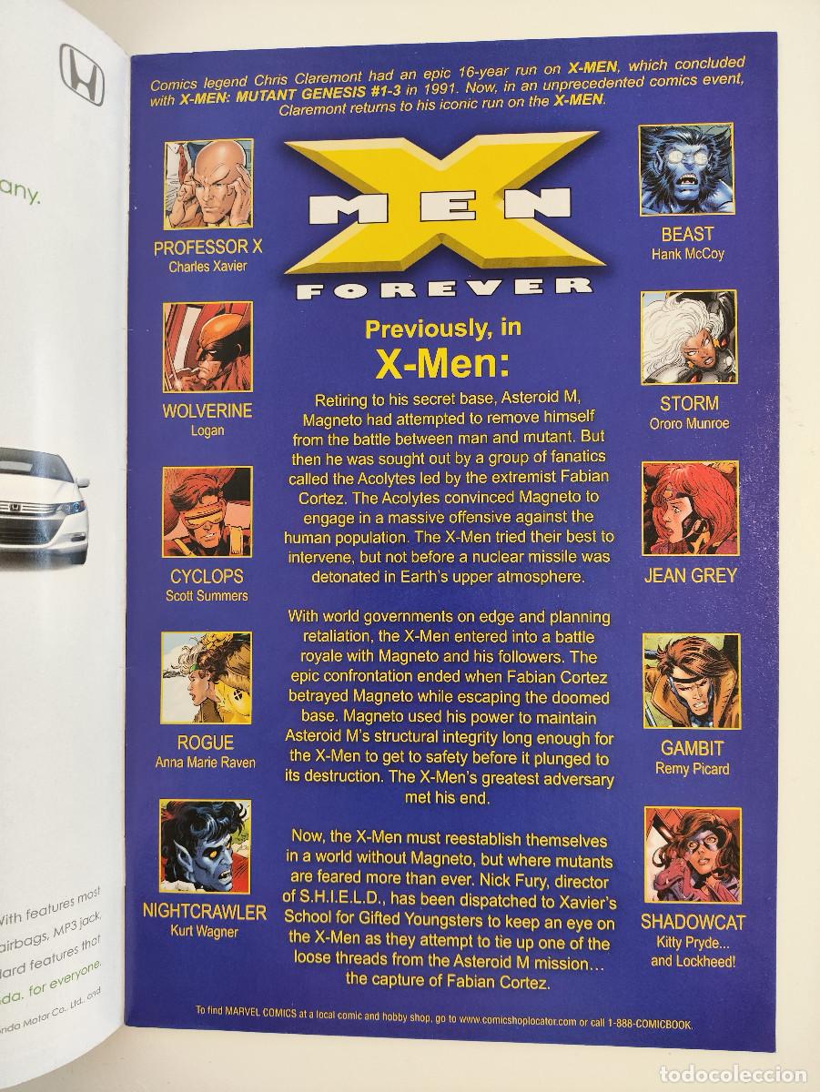 C&oacute;mics: X-Men Forever 1 - Marvel Comics USA 2009 - Foto 6