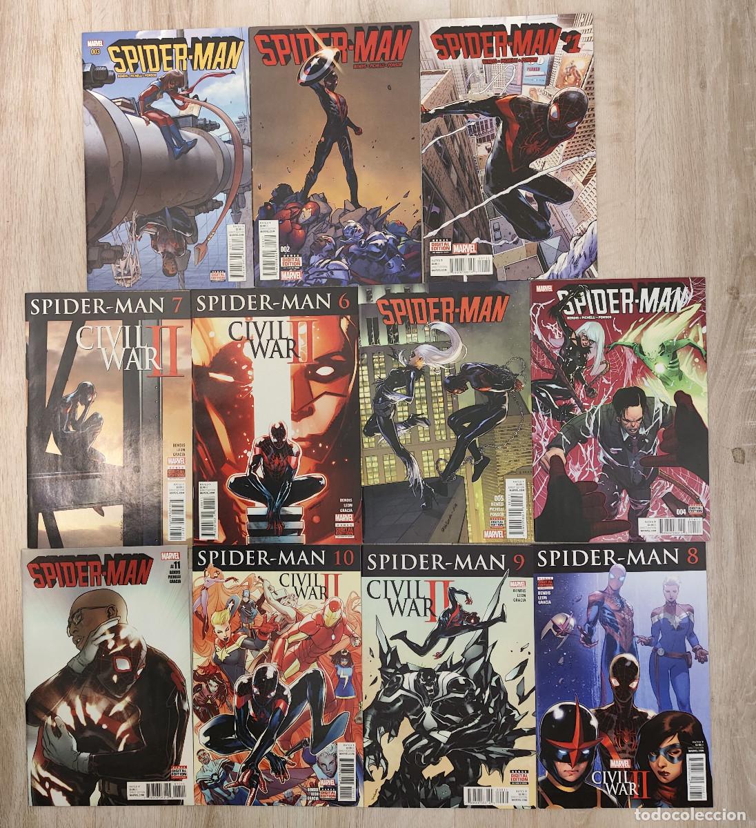 C&oacute;mics: Spider-Man 1 to 11 &ndash; Miles Morales &ndash; 2016 - Comic VO us