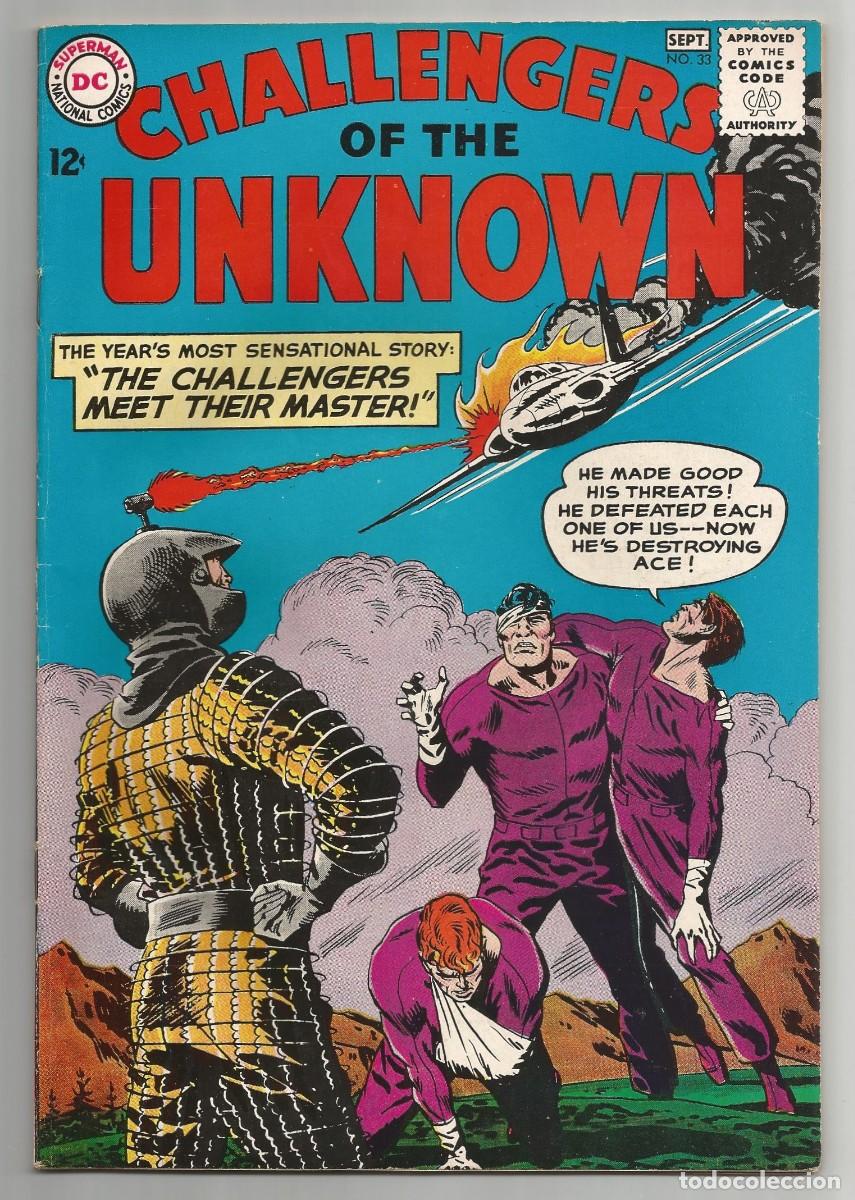 C&oacute;mics: CHALLENGERS OF THE UNKNOWN #33 FN/VF(7.0), DC COMICS 1963
