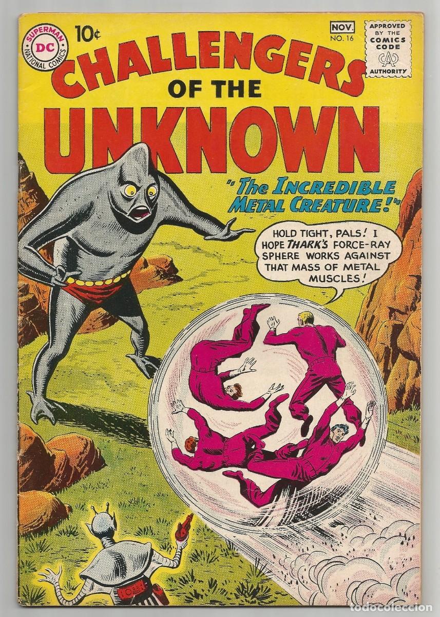 C&oacute;mics: CHALLENGERS OF THE UNKNOWN #16 FN(6.0), DC COMICS 1960