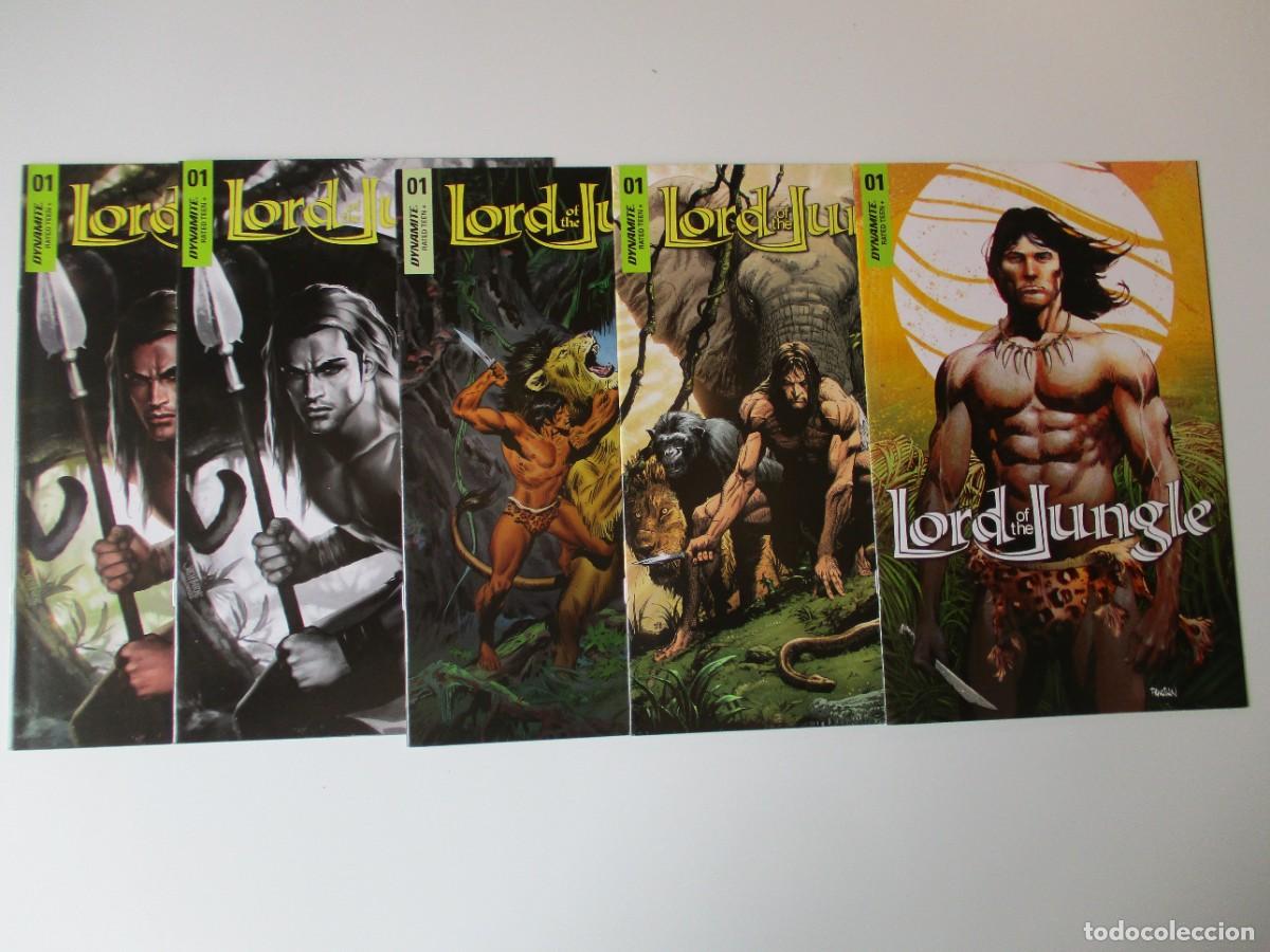 C&oacute;mics: LORD OF THE JUNGLE 1-6 + 48 Variantes ( 15(1)+11(2)+7(3)+5(4)+5(5)+5(6) ) 2022 DYNAMITE COMICS