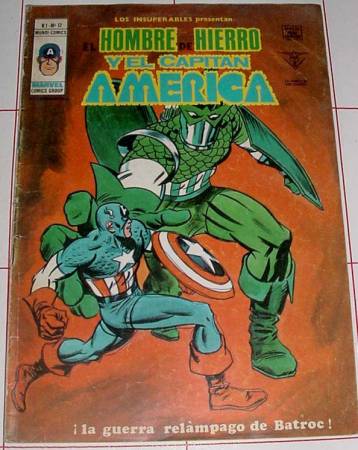 C&oacute;mics: COMIC EL HOMBRE DE HIERRO Y EL CAPITAN AMERICA EDICIONES  VERTICE - Foto 1