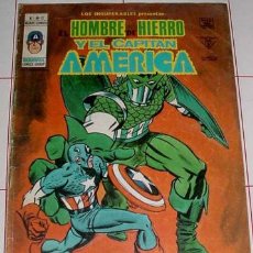 Cómics: COMIC EL HOMBRE DE HIERRO Y EL CAPITAN AMERICA EDICIONES VERTICE. Lote 2177613