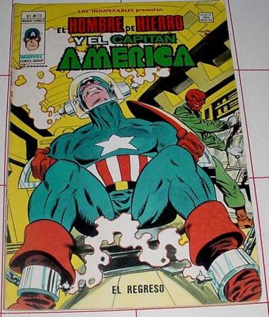 C&oacute;mics: COMIC EL HOMBRE DE HIERRO Y EL CAPITAN AMERICA EDICIONES  VERTICE - Foto 1