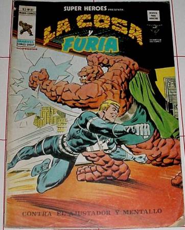 C&oacute;mics: COMIC LA COSA Y FURIA  EDICIONES  VERTICE - Foto 1