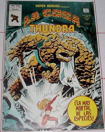 C&oacute;mics: COMIC LA COSA Y THUNDRA EDICIONES  VERTICE - Foto 1
